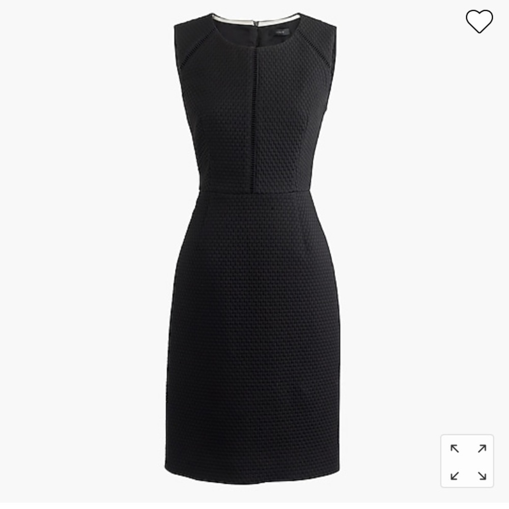 JCrew Portfolio Dress, Black, Size 2